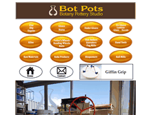 Tablet Screenshot of botpots.co.nz